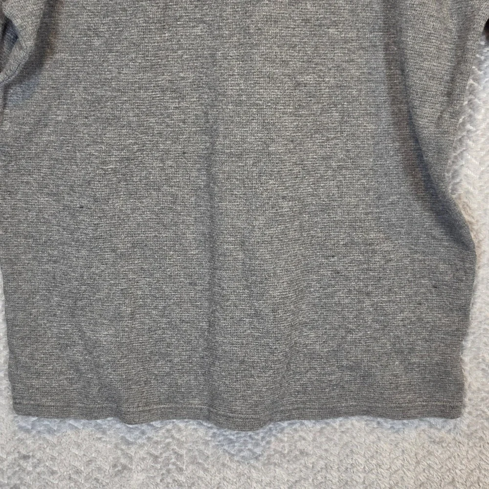 Polo Ralph Lauren Mens XL Grey Waffle Knit Thermal Long Sleeve Sleepwear Shirt